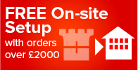 Free On-site setup on CastleShop products
